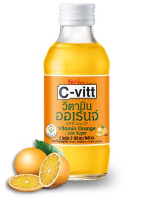 Thực phẩm bổ sung: nước cam vitamin C C-vitt